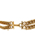 Chanel B Chanel Gold Gold Plated Metal Lion Head Choker Necklace France