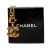 Chanel B Chanel Gold Gold Plated Metal CC Quilted Pendant Necklace France