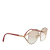 Christian Dior B Dior Brown Resin Plastic Oversized Round Sunglasses Austria