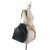 Chanel B Chanel Black Lambskin Leather Leather CC Lambskin Drawstring Sling Backpack Italy