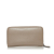 Fendi AB Fendi Brown Taupe Calf Leather By The Way Long Wallet Italy