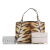 Stella McCartney AB Stella McCartney Brown with Multi Chemical Fiber Fabric Stella Logo Tiger Print Tote Italy