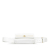 Chanel AB Chanel White Calf Leather Captain Gold Belt Bag Italy