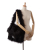 Stella McCartney B Stella McCartney Black Polyester Fabric x Ed Curtis Faux Fur Shoulder Bag Italy