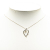 Tiffany & Co B Tiffany Silver SV925 / Sterling Silver Metal Sterling Silver Open Leaf Pendant Necklace Mexico