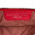 Stella McCartney AB Stella McCartney Red Polyester Fabric Quilted Falabella Shaggy Deer Shoulder Bag Italy