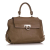 Salvatore Ferragamo B Ferragamo Brown Calf Leather Sofia Satchel Italy