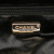 Chanel B Chanel Black Satin Fabric Lace Timeless Perfume Bottle Top Clutch Italy