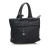 Prada B Prada Black Nylon Fabric Tessuto Reversible Satchel Italy