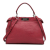 Fendi B Fendi Red Calf Leather Medium Peekaboo Selleria Italy