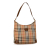 Burberry B Burberry Brown Canvas Fabric Haymarket Check Shoulder Bag United Kingdom