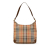 Burberry B Burberry Brown Canvas Fabric Haymarket Check Shoulder Bag United Kingdom