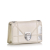 Christian Dior B Dior White Calf Leather Mini Diorama Sequin Flap Italy