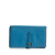 Hermès B Hermès Blue Calf Leather Epsom Bearn Wallet France