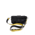 Fendi AB Fendi Black Nylon Fabric Stripes Convertible Baguette Italy