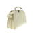 Fendi AB Fendi White Ivory Nylon Fabric Mini Peekaboo ISeeU Italy