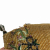 Valentino Garavani evening bag in golden glass beading with flower embroidery