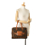 Fendi B Fendi Brown Canvas Fabric Zucca Pocket Handbag Italy