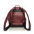 MCM B MCM Red Bordeaux with Black Calf Leather Mini Visetos Backpack Germany