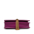 Saint Laurent AB Saint Laurent Purple Calf Leather Grain De Poudre Kate Tassel Wallet on Chain Italy