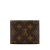 Louis Vuitton AB Louis Vuitton Brown Monogram Canvas Canvas Monogram Card Case Spain