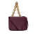 Bottega Veneta AB Bottega Veneta Purple Calf Leather Mount Envelope Chain Bag Italy