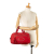 Loewe B LOEWE Red Calf Leather Anagram Tassel Handbag China