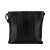 Bottega Veneta B Bottega Veneta Black Calf Leather Intrecciato Crossbody Bag Italy