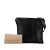 Bottega Veneta B Bottega Veneta Black Calf Leather Intrecciato Crossbody Bag Italy