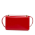 Bottega Veneta AB Bottega Veneta Red Calf Leather Mini BV Classic Crossbody Italy