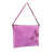 Bottega Veneta AB Bottega Veneta Purple Velvet Fabric Intrecciato Butterfly Pochette Shoulder Bag Italy