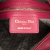 Christian Dior AB Dior Pink Dark Pink Lambskin Leather Leather Medium Lambskin Cannage Lady Dior Italy