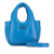 Prada AB Prada Blue Light Blue Nappa Leather Leather Small Padded Soft Nappa Bag Italy