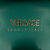 Versace AB Versace Multi Straw Natural Material La Medusa Silk & Raffia Basket Bag Italy