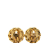 Chanel B Chanel Gold Gold Plated Metal CC Clip On Earrings France