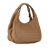 Bottega Veneta B Bottega Veneta Brown Calf Leather Small Intrecciato Campana Hobo Italy