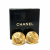 Chanel Vintage Round Clip Earrings