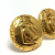 Chanel Vintage Round Clip Earrings