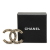 Chanel B Chanel Gold with Brown Beige Gold Plated Metal Tweed and Lace CC Logo Brooch Italy