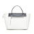 Celine B Celine White Calf Leather Mini Belt Bicolor Satchel Italy