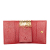 Gucci B Gucci Red Calf Leather GG Marmont Key Case Italy