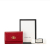 Gucci B Gucci Red Calf Leather GG Marmont Key Case Italy