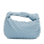 Bottega Veneta AB Bottega Veneta Blue Light Blue Nappa Leather Leather Mini Nappa Intrecciato Jodie Italy