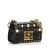 Gucci B Gucci Black Calf Leather Pearl Studded Padlock Italy