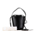 Chloé AB Chloé Black Calf Leather skin Sense Bucket Bag Italy