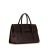 Burberry B Burberry Brown Dark Brown Calf Leather Handbag Italy