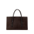 Burberry B Burberry Brown Dark Brown Calf Leather Handbag Italy