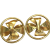 Chanel Vintage Round Clip Earrings