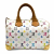 Louis Vuitton Speedy 30 Murakami Multicolor Canvas 2-Ways Trunk Bag Monogram