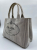 Prada Grey Canvas Prada Canapa Tote